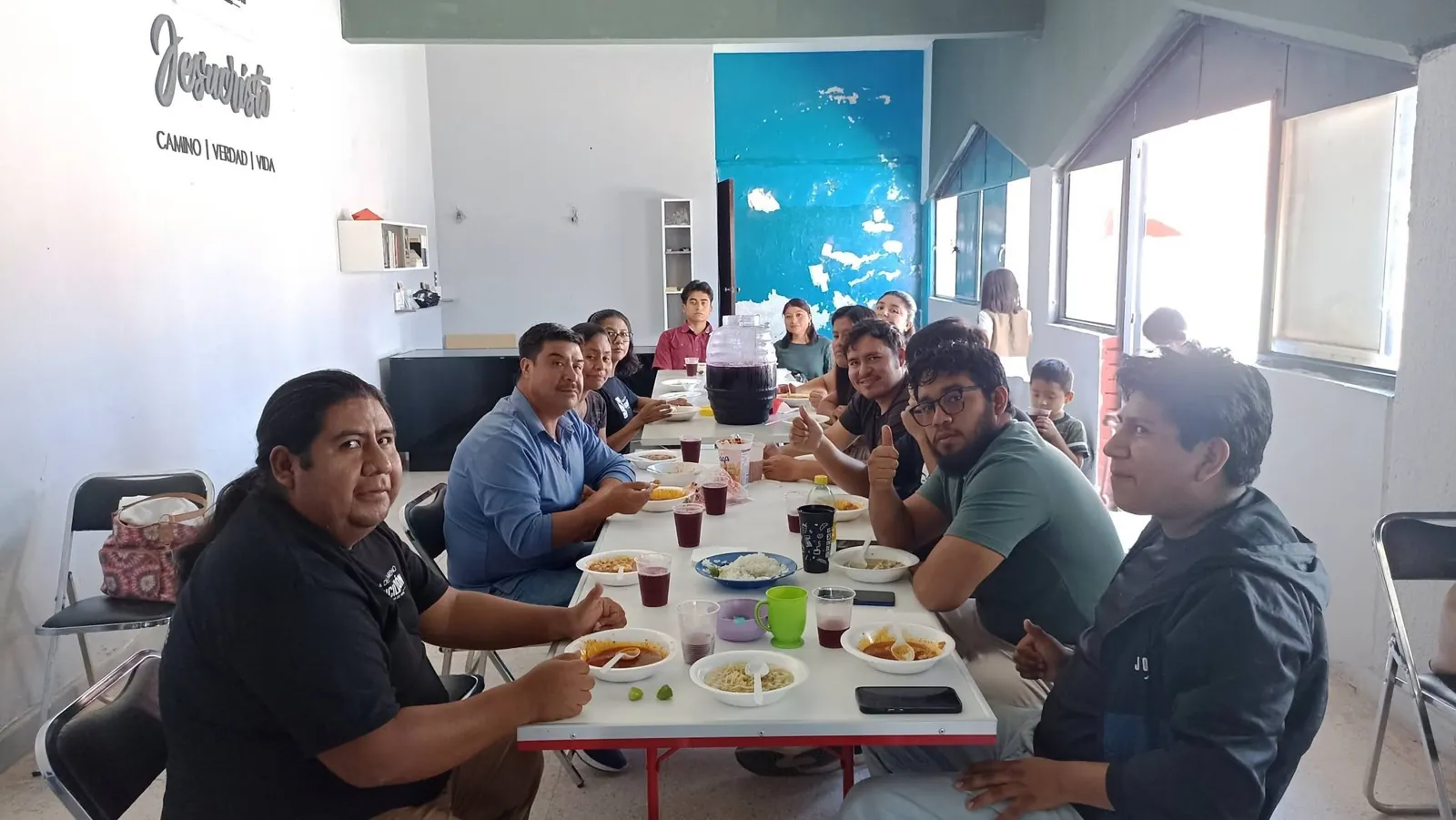 El alimento después del servicio