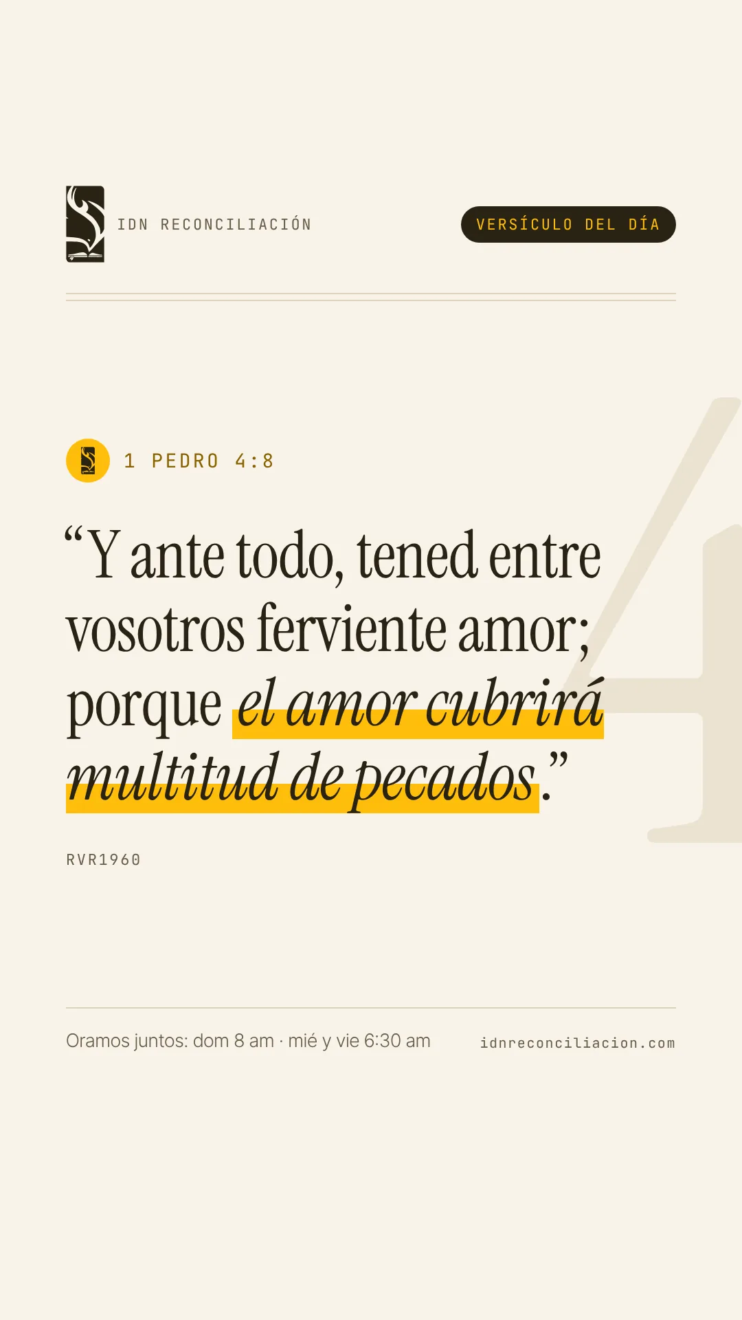 1 Pedro 4:8