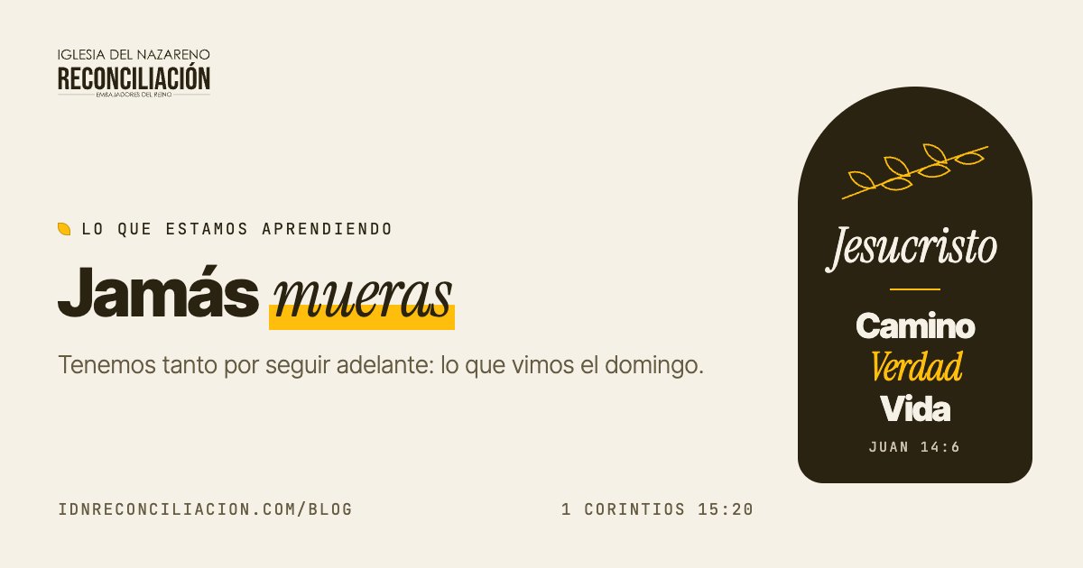 Tarjeta: Jamás mueras