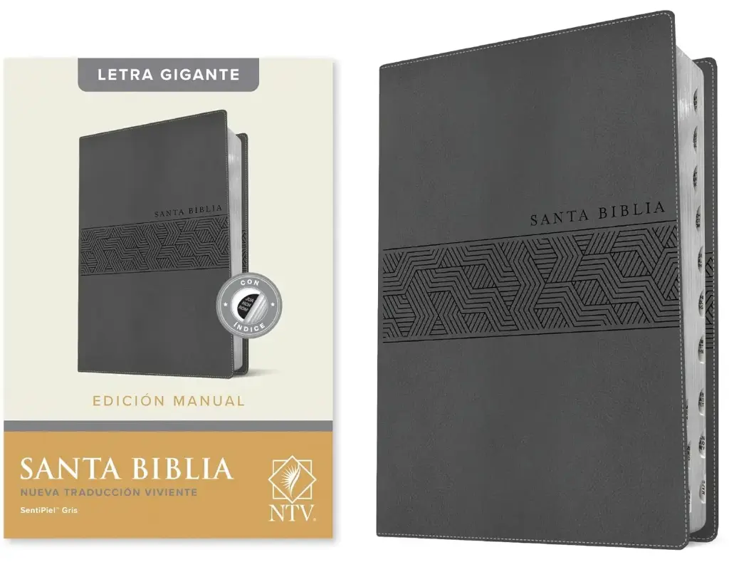 Santa Biblia NTV, edición manual, letra gigante